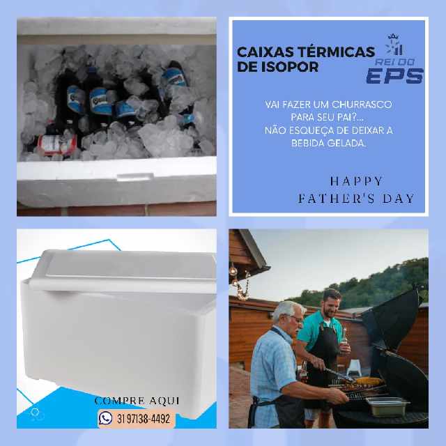 Caixas de isopor